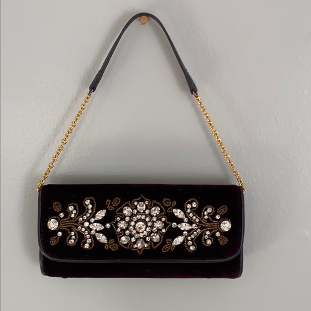 CHE CHE NEW YORK Purple Purse with Sparkly Design